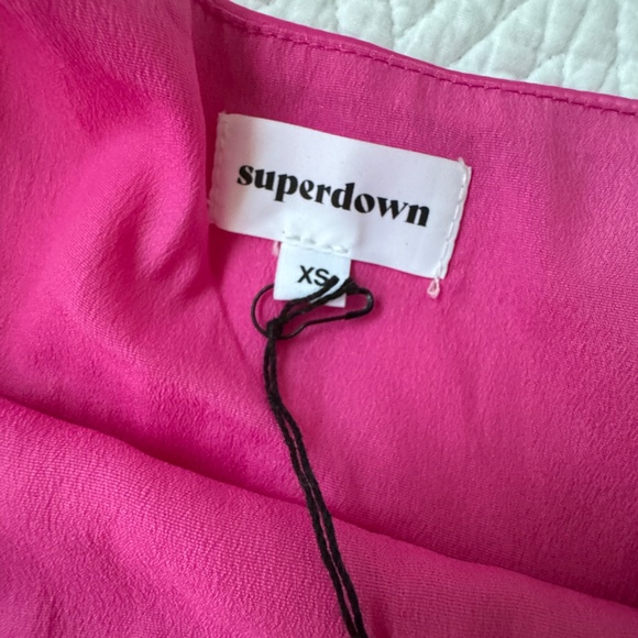 Superdown Samira Mini Dress Hot Pink Size XS - Picture 13 of 14